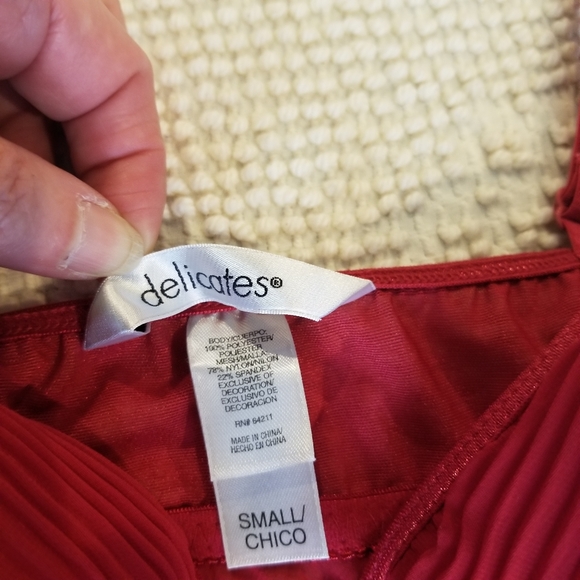 DELICATES Sexy Red Sheer Padded Babydoll Nightie - Picture 8 of 12